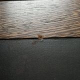 Secretary desk with stool in macasar from the 60s