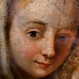 French school around 1800 virgin and child oil on canvas xix eme