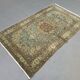 Vintage turkish rug 205x120 cm shabby carpet central anatolian medium