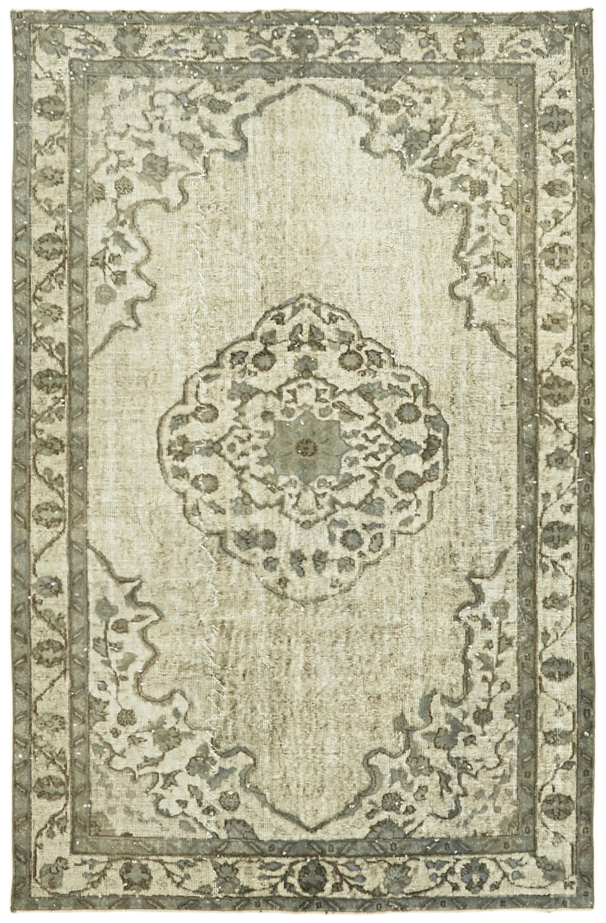 Hand-Knotted carpet, Anatolian, 1970s, 169x259 cm, grey