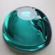 Empty pocket in murano glass two blues