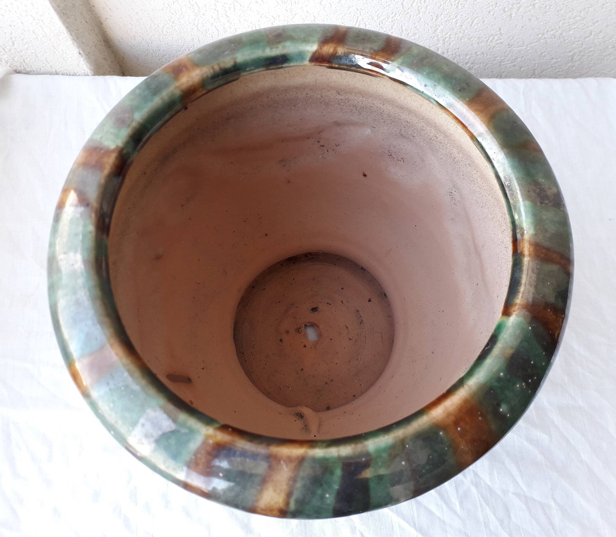 Terracotta flowerpot