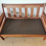 Dyrlund leather sofa from the 60s