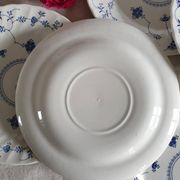 Old Flat plates X6 motif "Royal Copenhagen" in retro earthenware