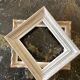 Pair of vintage wooden wall frames dimension: height -41cm- width and -33cm- depth -4cm-