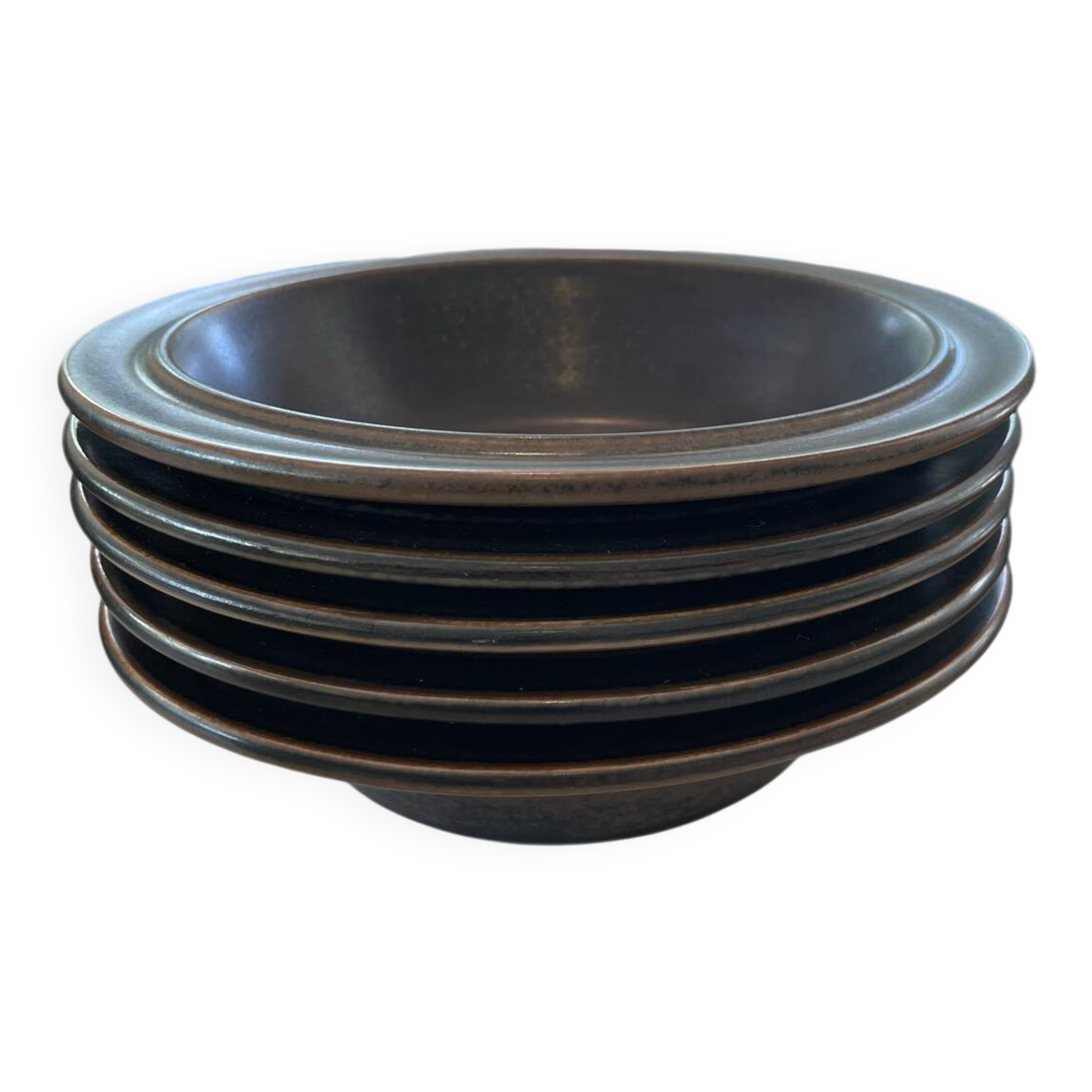 Russian bowls Arabia Finland, Ulla Procopé, starter plates, modern style.