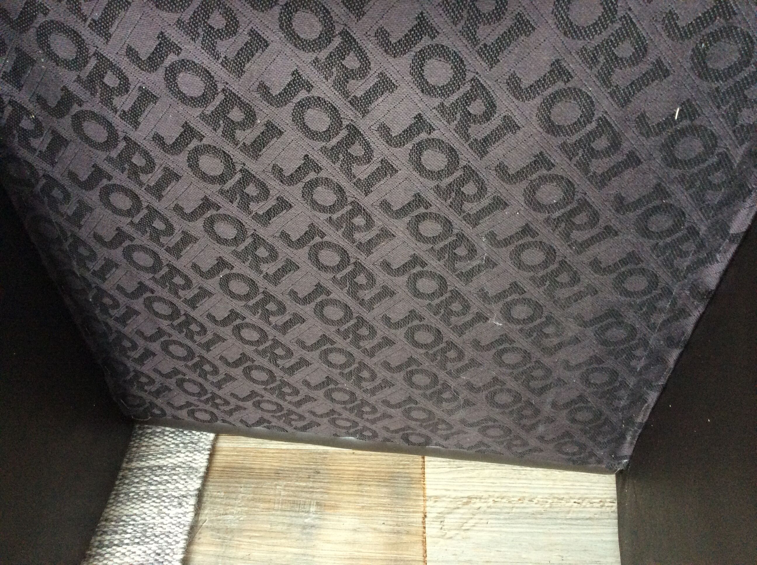 Pouf ottoman Jori en cuir des années 70-80