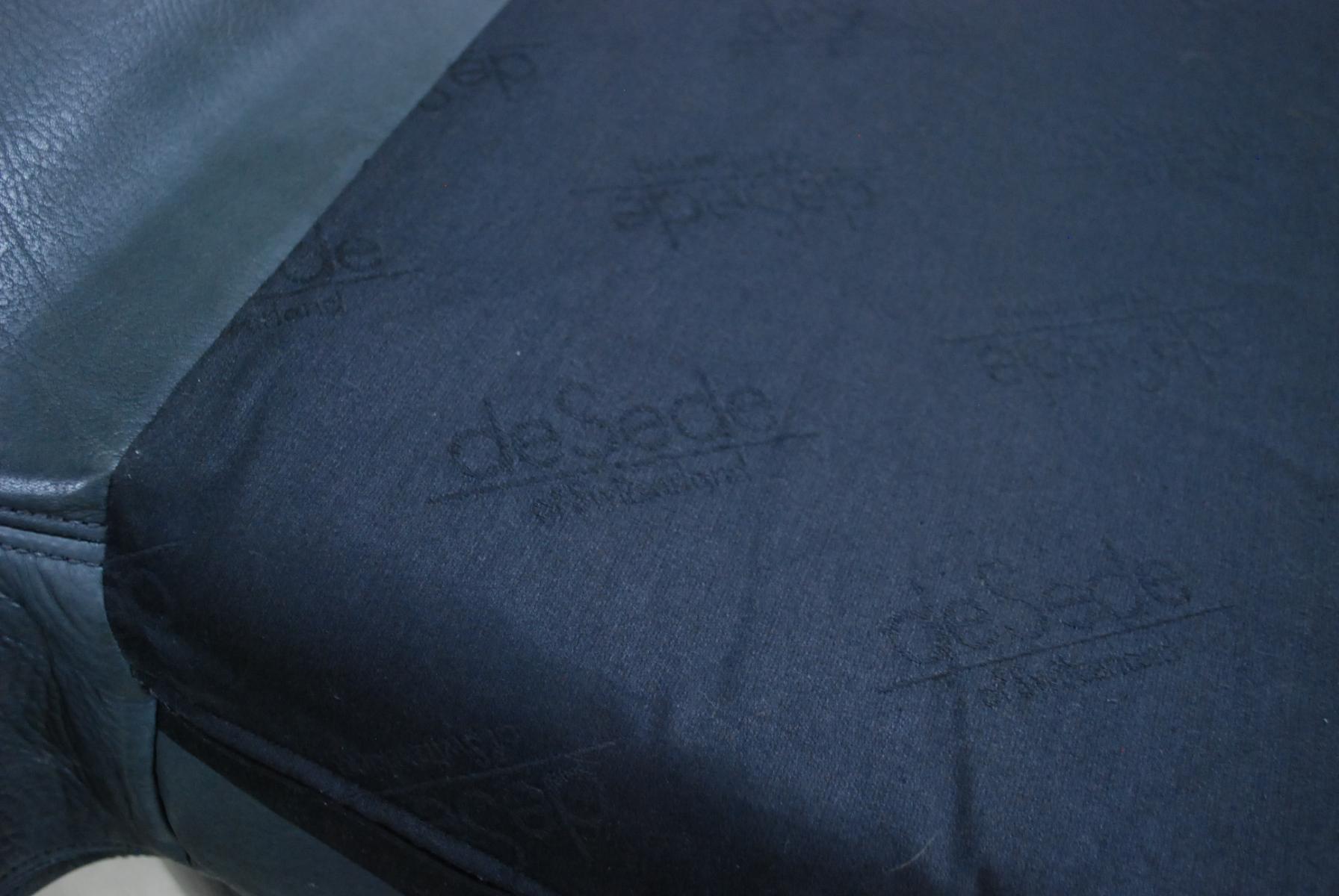 DS17 leather armchair brand De Sede Switzerland 1980s