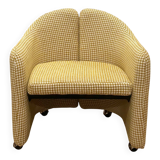 Italian armchair from the 1970s reupholstered.