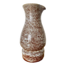 Pichet vase en céramique Accolay bordeaux et blanc