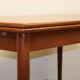 Danish Scandinavian extendable dining table in teak, 1960.