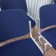 Chaise Castelli bleues de 1967