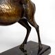 Important Bronze and Marble Sculptural Lamp, Deer, Art Deco, France