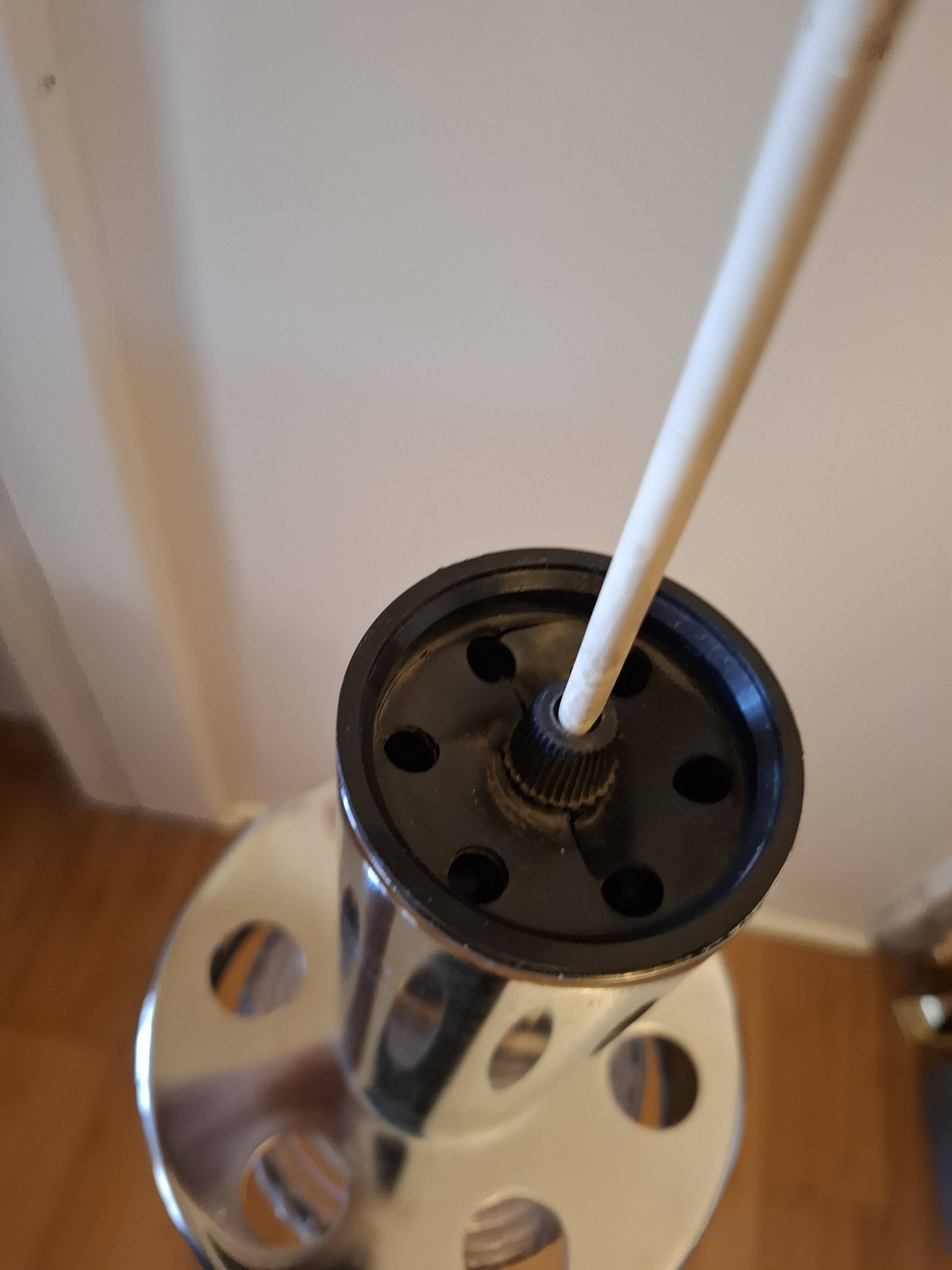 Suspension en metal chromé années 70'S RAAK