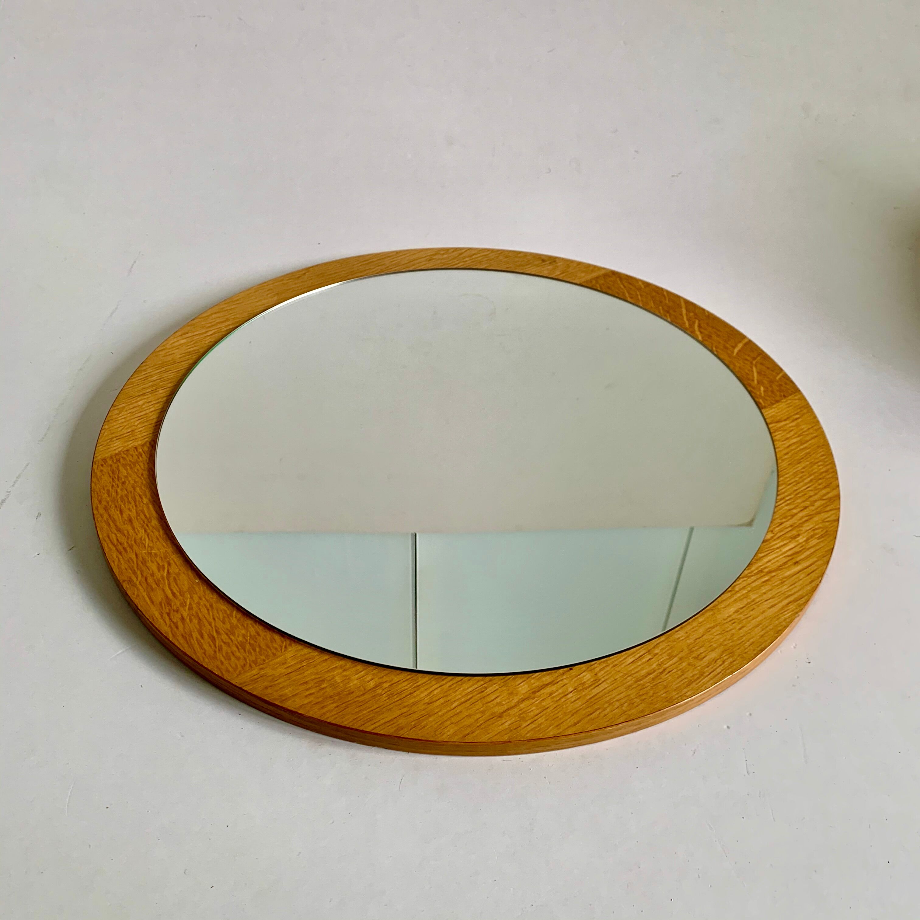 Mid-century round wall mirror, 1960