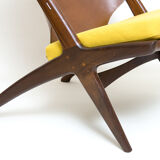 Iconic "Krysset" Chair Design Fredrik Kayser For Gustav Bahus 50s 60s Scandinavian Modern
