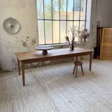 50s pine and oak farmhouse table 2.5m