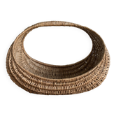 Panier gondole XL en osier 1960