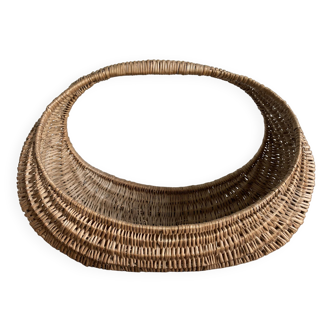 XL wicker gondola basket 1960