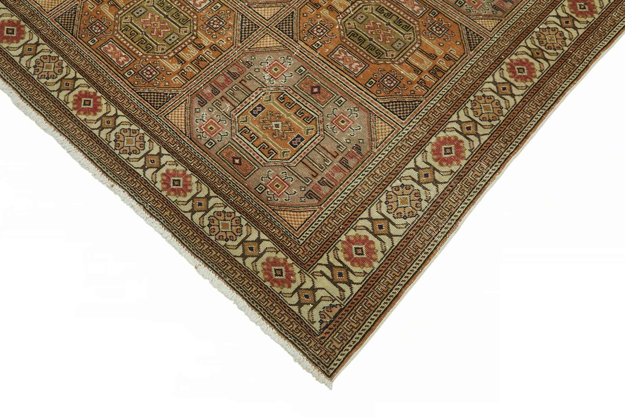 Turkish Wool Vintage Kayseri Rug 197 cm x 282 cm