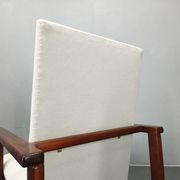 Paire de chaises de salon en pin du milieu du siècle, Tchécoslovaquie années 1970