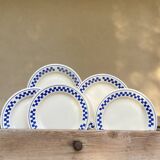 Lot de 5 assiettes vintage