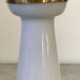 Opaline and brass table lamp