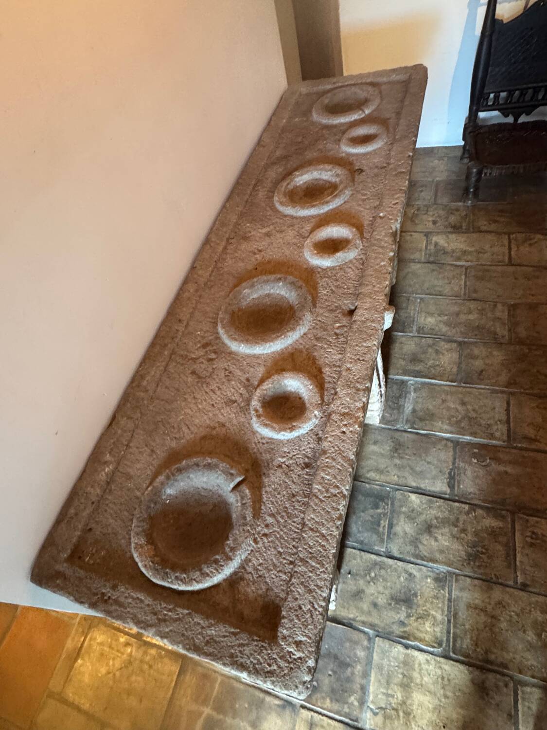 Indian stone console