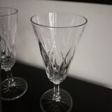 Set of 6 crystal bowls from the 60s