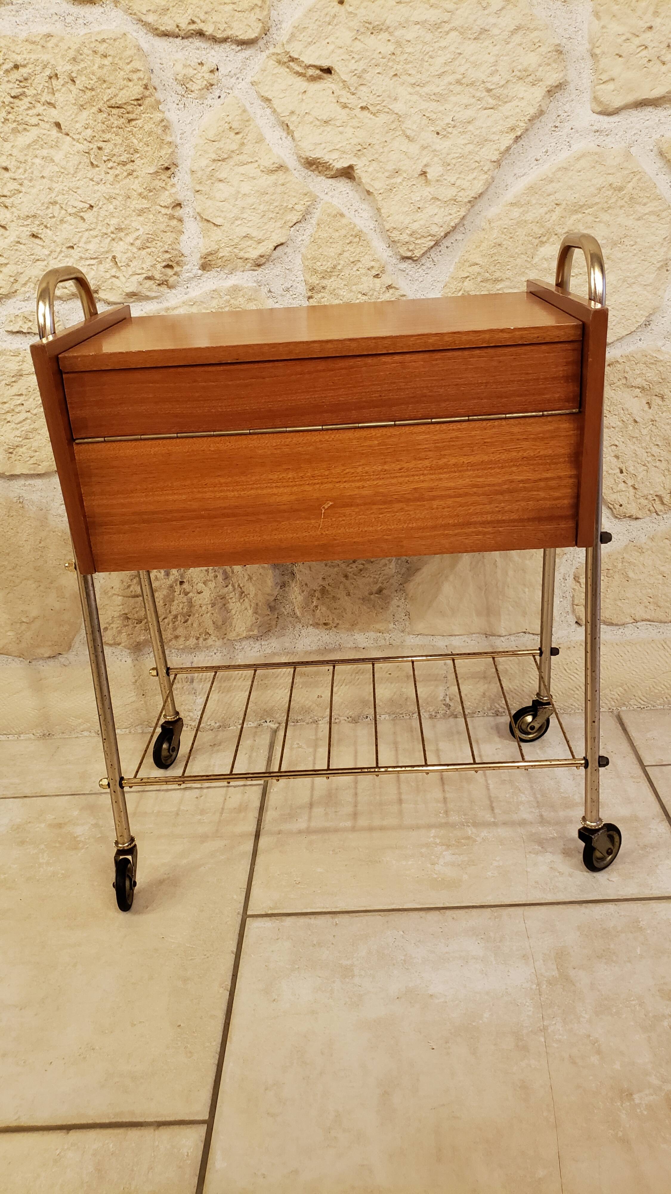 Worker on wheels vintage work box from the 60s