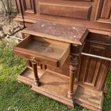 Wall coat rack entrance 218x112cm from the 1920s 1930s