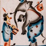 Old castelet or guignol theater - time: early twentieth century
