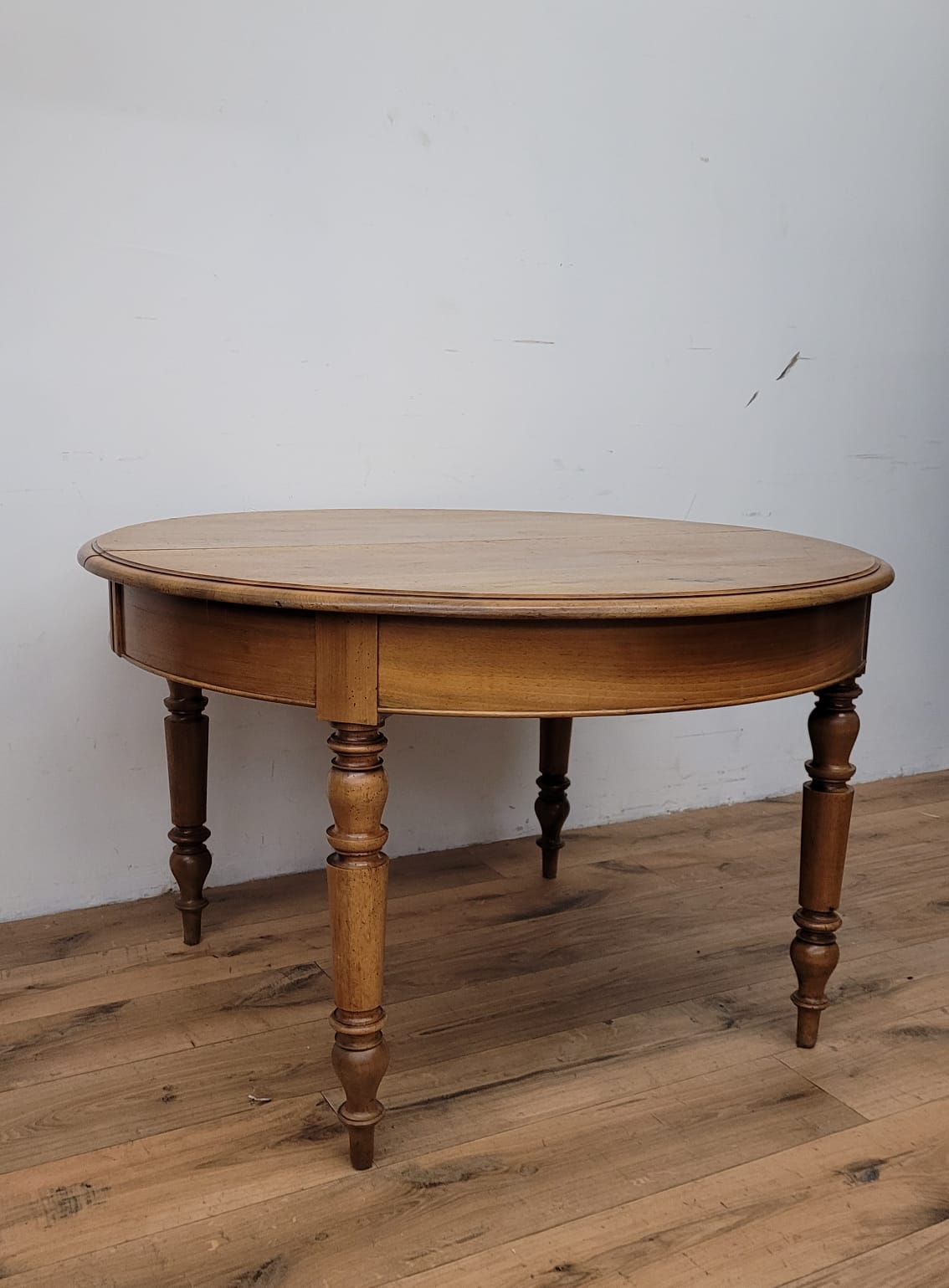 Wooden round table