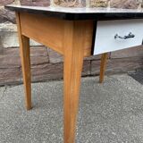 Vintage kitchen table wood & formica 60