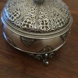 Boite, vide poche en bronze argenté F. Barbedienne, XIXème s.