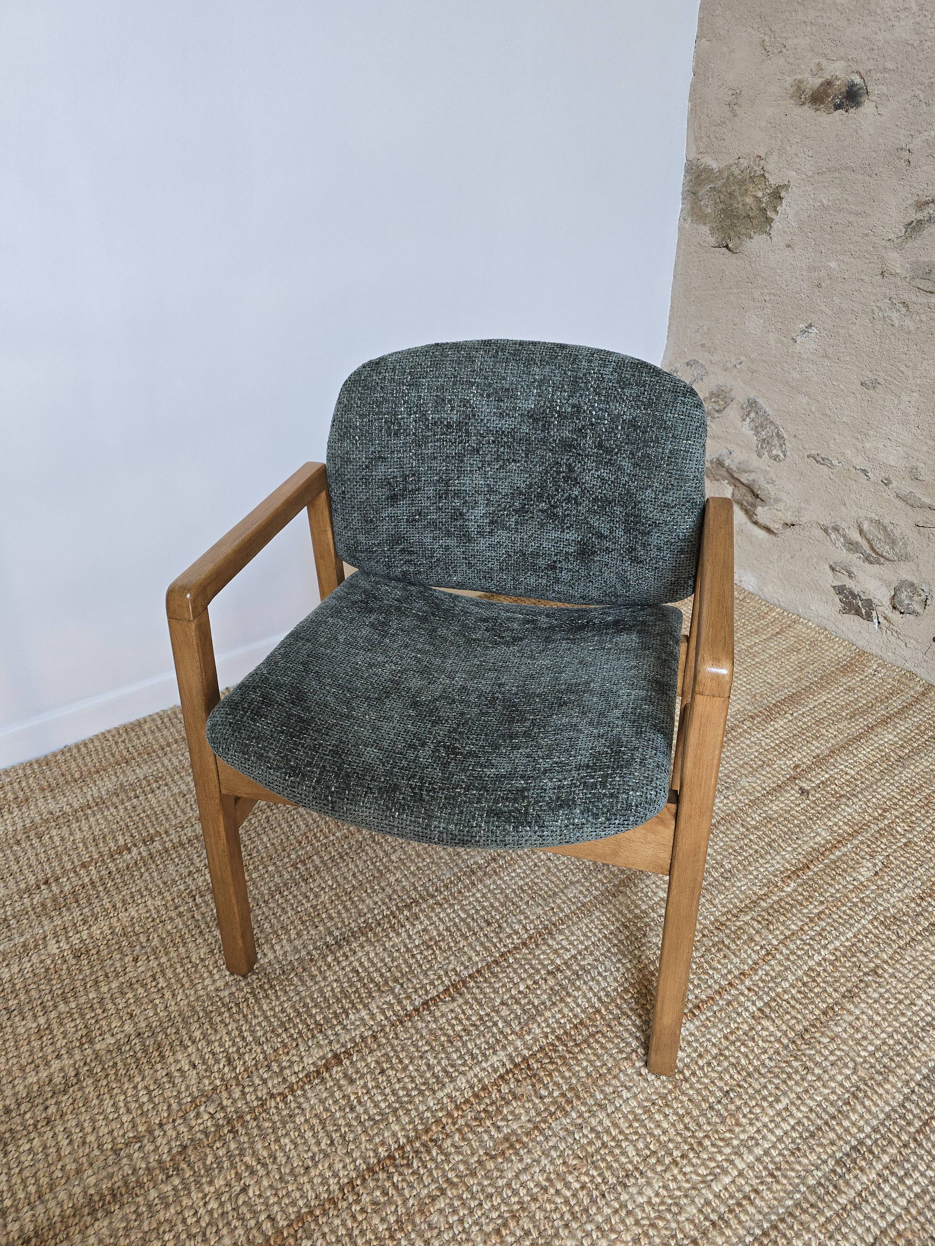 Fauteuil attribué à Michel Mortier édition Steiner