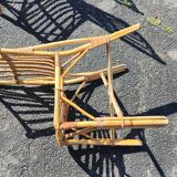 4 rattan chairs from the 1960s