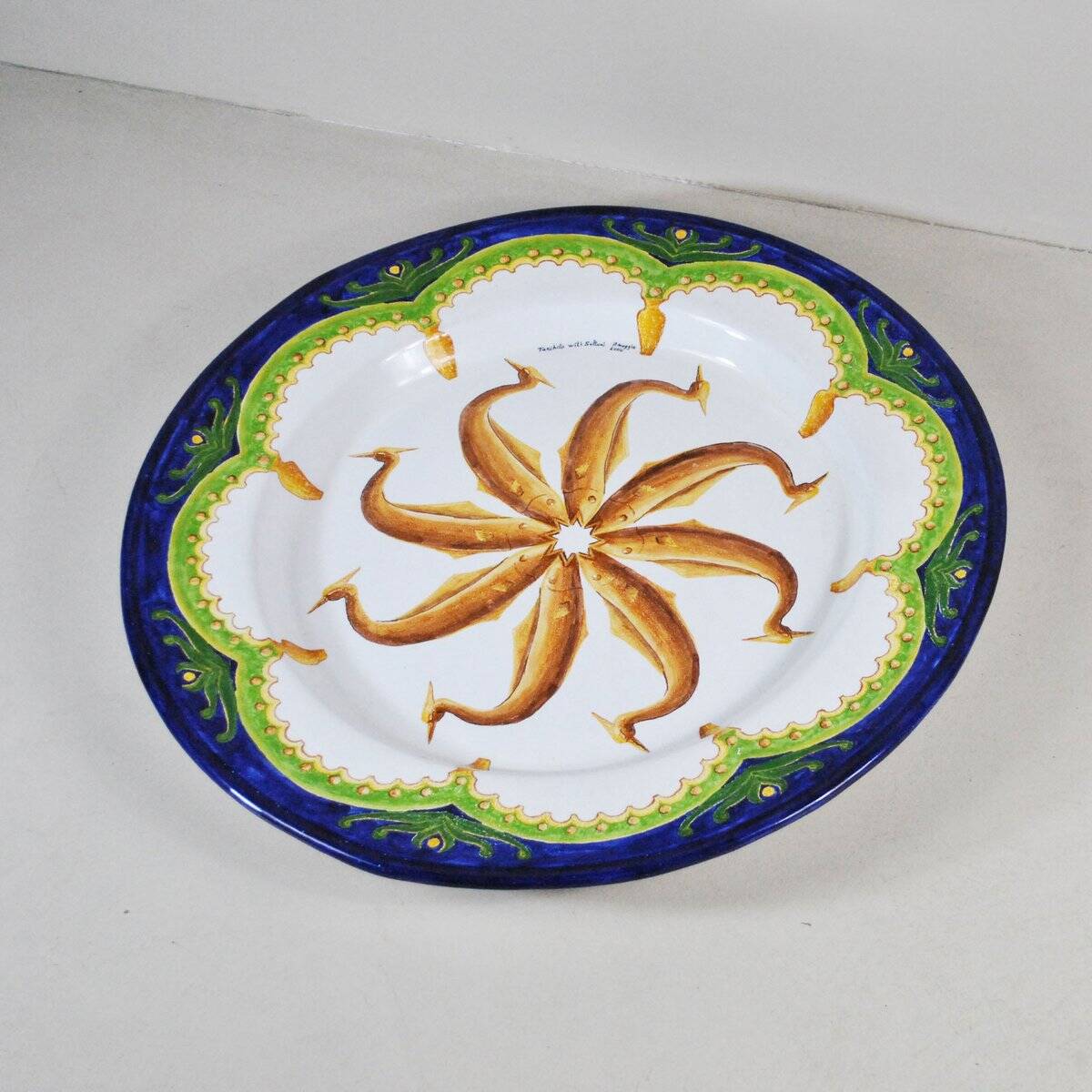 Decorative plate by Tarshito, 2004