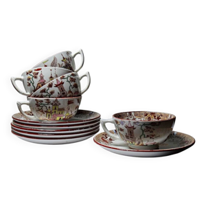 Service à thé Sarreguemines - collection