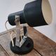 Lampe vintage Delmas "Monteuse"