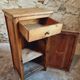 Small vintage pine storage cabinet – Antique French workshop furniture