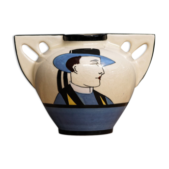 Vase art déco HB Henriot