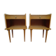 Paire de chevets scandinave pieds compas