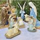 Altar angel statue 26.5 cm plaster santon church nativity scene