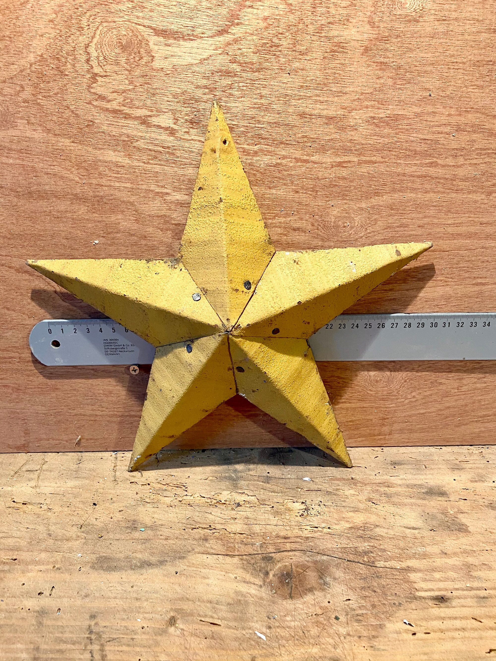 Star amish yellow / ochre 30cm