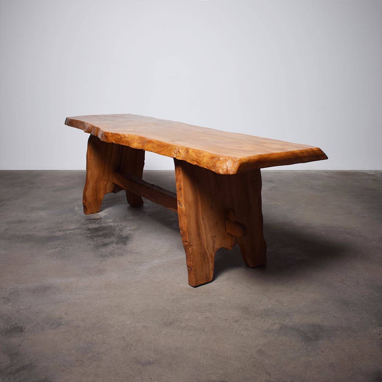 Large Swedish Mid Century Brutalist Table