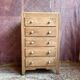 Art Deco oak chest of drawers.
