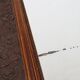 Louis Philippe Mirror in Plaster and Wood with Handcrafted Decorations, Fra