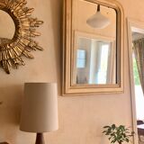 Mirror fireplace trumeau Louis philippe gilded