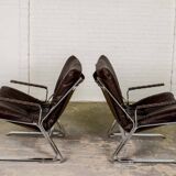 Mid-Century 'Pirate' Easy Chairs by Elsa and Nordahl Solheim for Rykken 60s